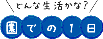 園での 1 日